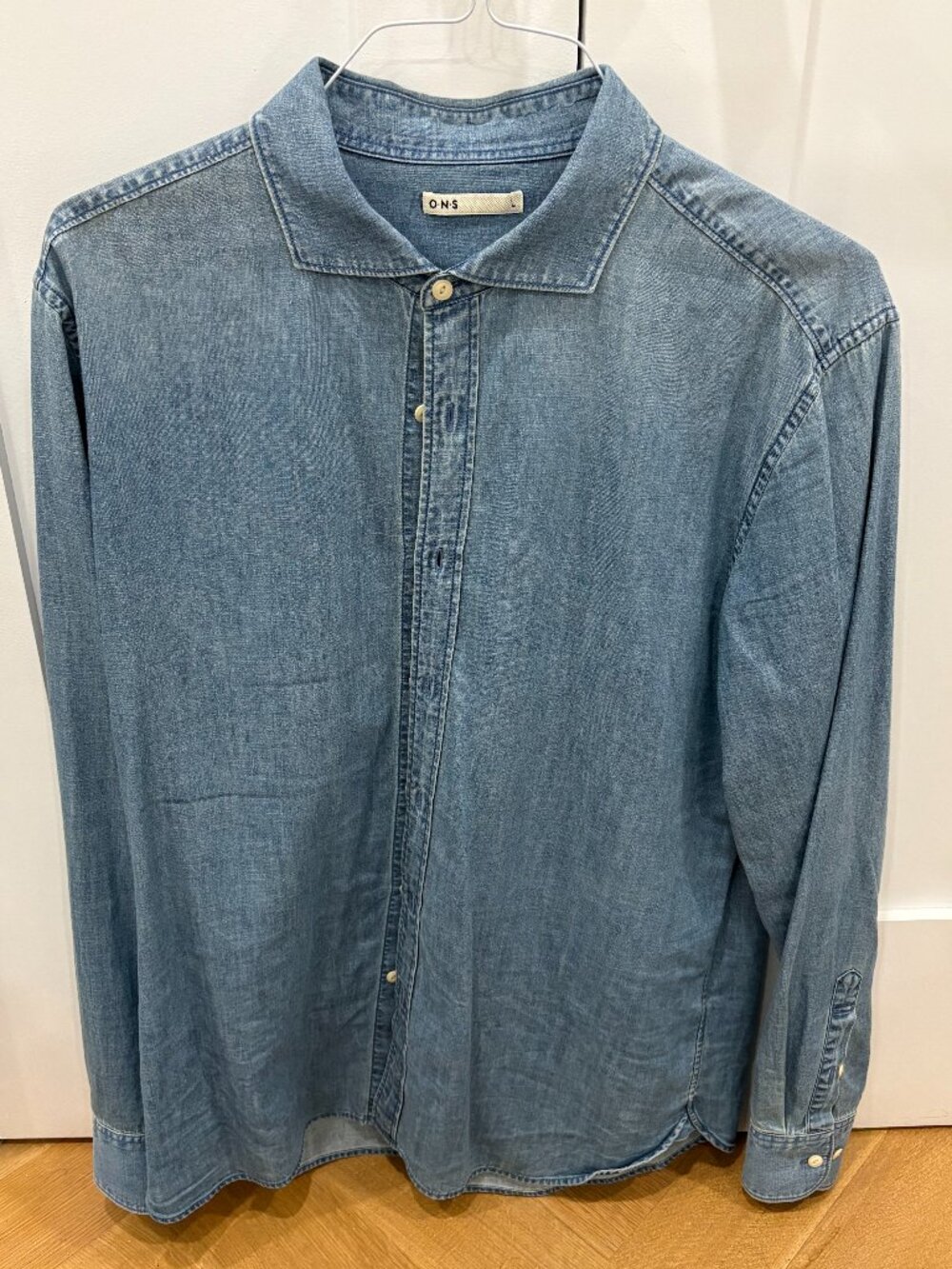 ONS Denim Shirt Light Wash Size L